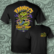 Load image into Gallery viewer, FRANKY ~ FULL COLOR ZAP - Short Sleeve Tee - BLACK
