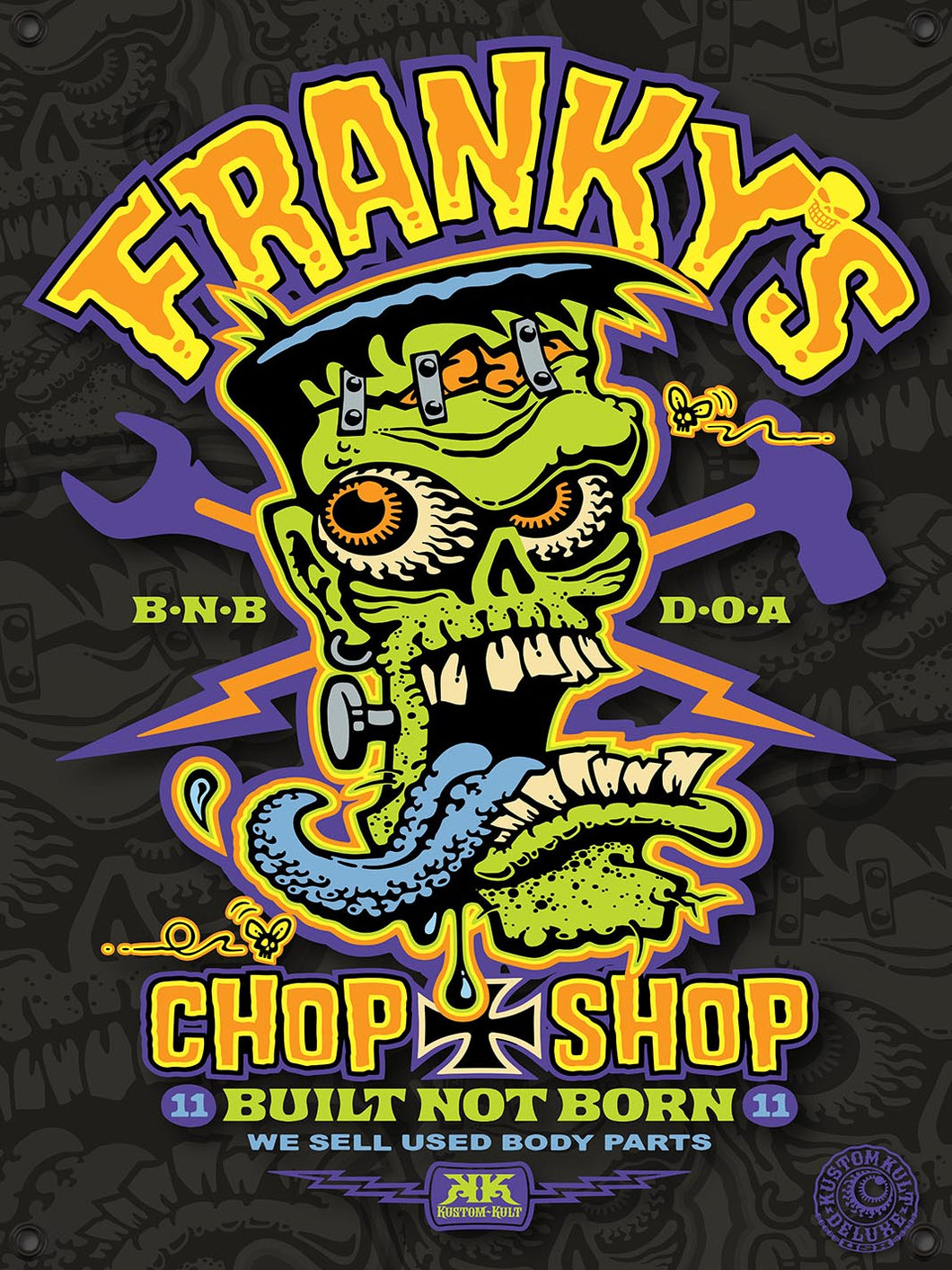 FRANKY'S CHOP SHOP ~ Full Color Zap - BANNER