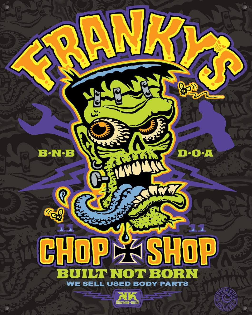 FRANKY'S CHOP SHOP ~ Full Color Zap - BANNER