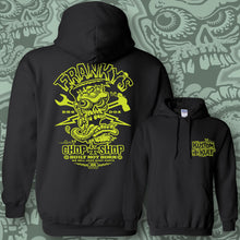 Load image into Gallery viewer, FRANKY ~ MONSTER GREEN - Hoodie - Black

