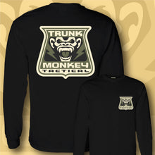 Load image into Gallery viewer, TRUNK MONKEY TACTICAL- Khaki - Long Sleeve Tee - Black
