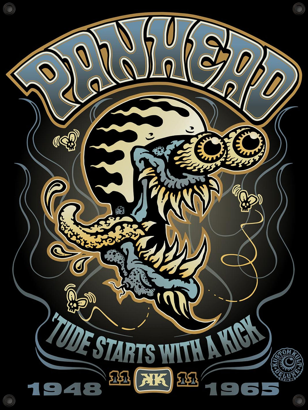 THE PANMAN ~ BONEKICKER BLUE - BANNER