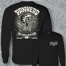 Load image into Gallery viewer, THE PANMAN ~ GRAY- Long Sleeve Tee - BLACK
