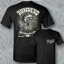 Load image into Gallery viewer, THE PANMAN ~ GRAY- Short Sleeve Tee - BLACK
