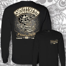Load image into Gallery viewer, SHOVELHEAD ZED ~ Brown - Long Sleeve Tee - BLACK
