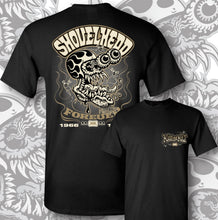 Load image into Gallery viewer, SHOVELHEAD ZED ~ Brown - Short Sleeve Tee - BLACK
