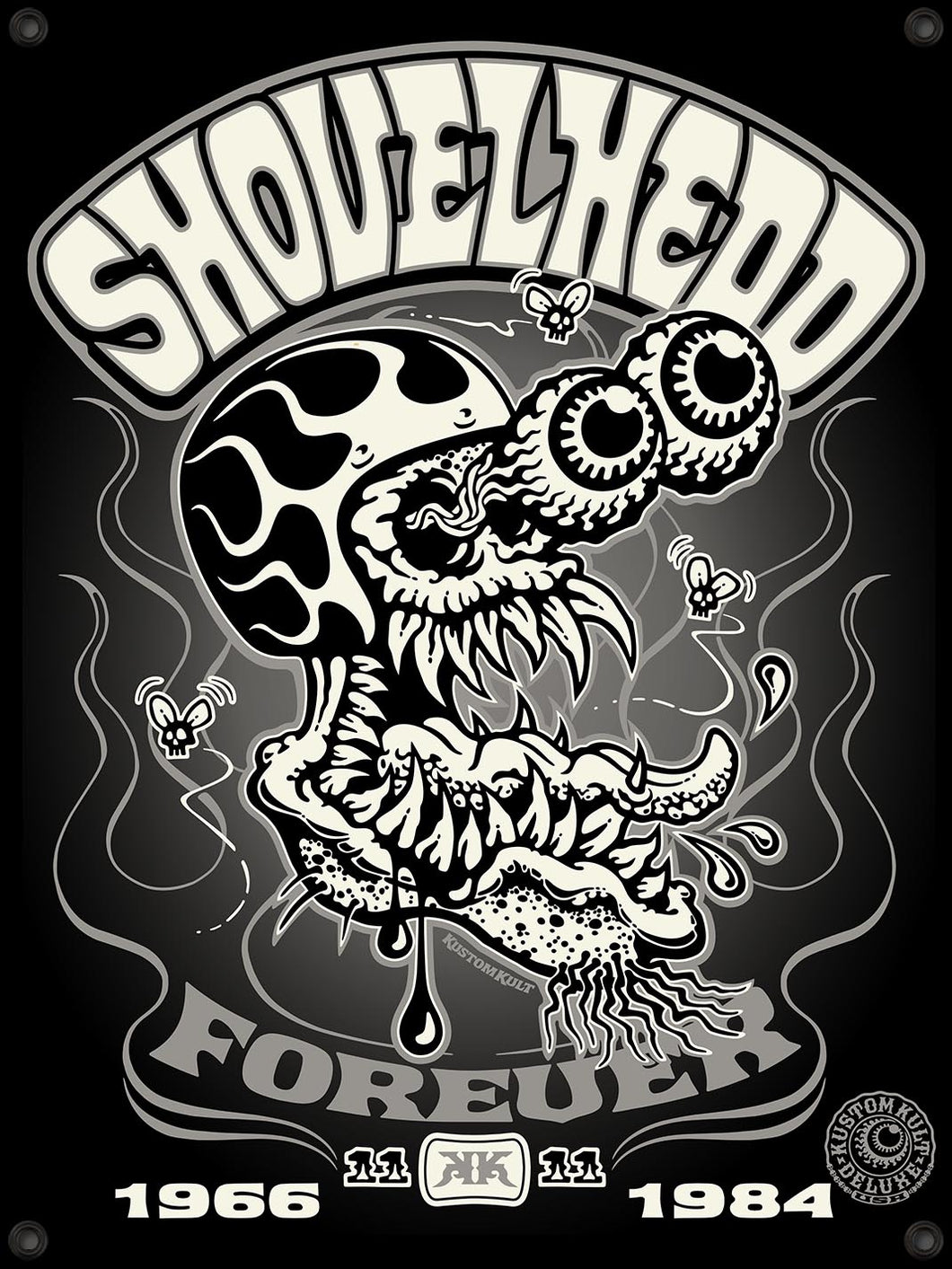 SHOVELHEAD ZED ~ Gray - BANNER