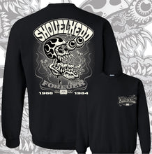 Load image into Gallery viewer, SHOVELHEAD ZED ~ Gray - Crew Neck - BLACK
