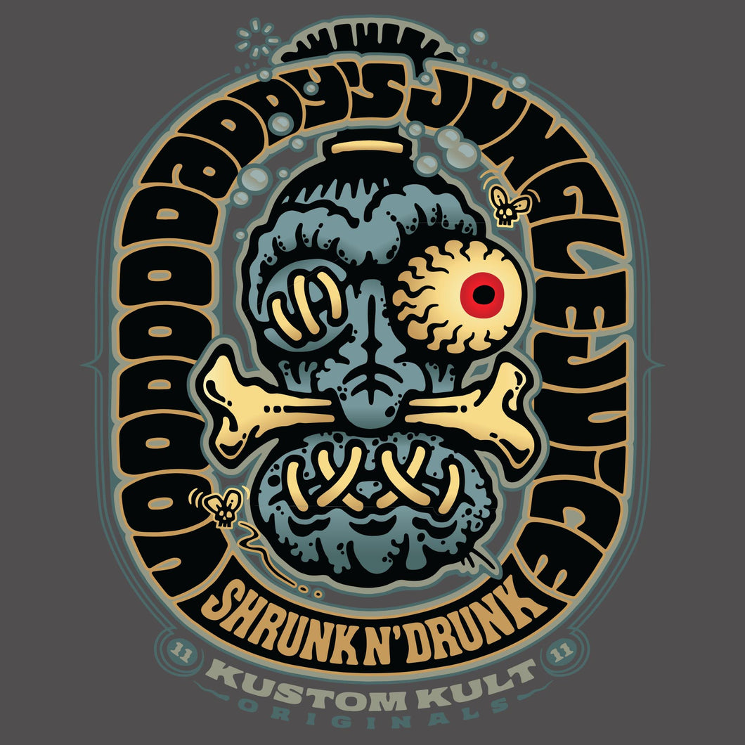 SHRUNK N' DRUNK - Short Sleeve Tee - Dark Gray