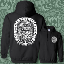 Load image into Gallery viewer, SQUATCH ~ White - Hoodie - BLACK
