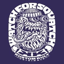 Load image into Gallery viewer, SQUATCH ~ White - Short Sleeve Tee - PURPLE
