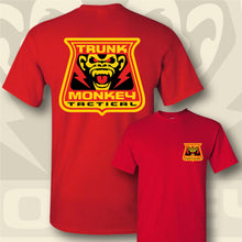 Load image into Gallery viewer, TRUNK MONKEY TACTICAL ~ Red &amp; Yellow - Short Sleeve Tee - Red
