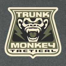 Load image into Gallery viewer, TRUNK MONKEY TACTICAL- Khaki - Long Sleeve Tee - CHARCOAL HEATHER
