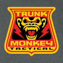 Load image into Gallery viewer, TRUNK MONKEY TACTICAL- Red &amp; Yellow - Long Sleeve Tee - Charcoal
