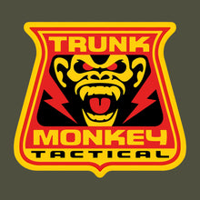 Load image into Gallery viewer, TRUNK MONKEY ~ Red &amp; Yellow - Hoodie - Military
