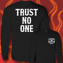 Load image into Gallery viewer, TRUST NO ONE - Long Sleeve Tee - BLACK
