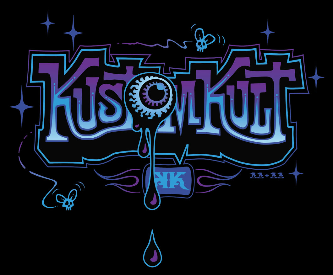 DRIPPY ~ ICE - Crew Neck - Black