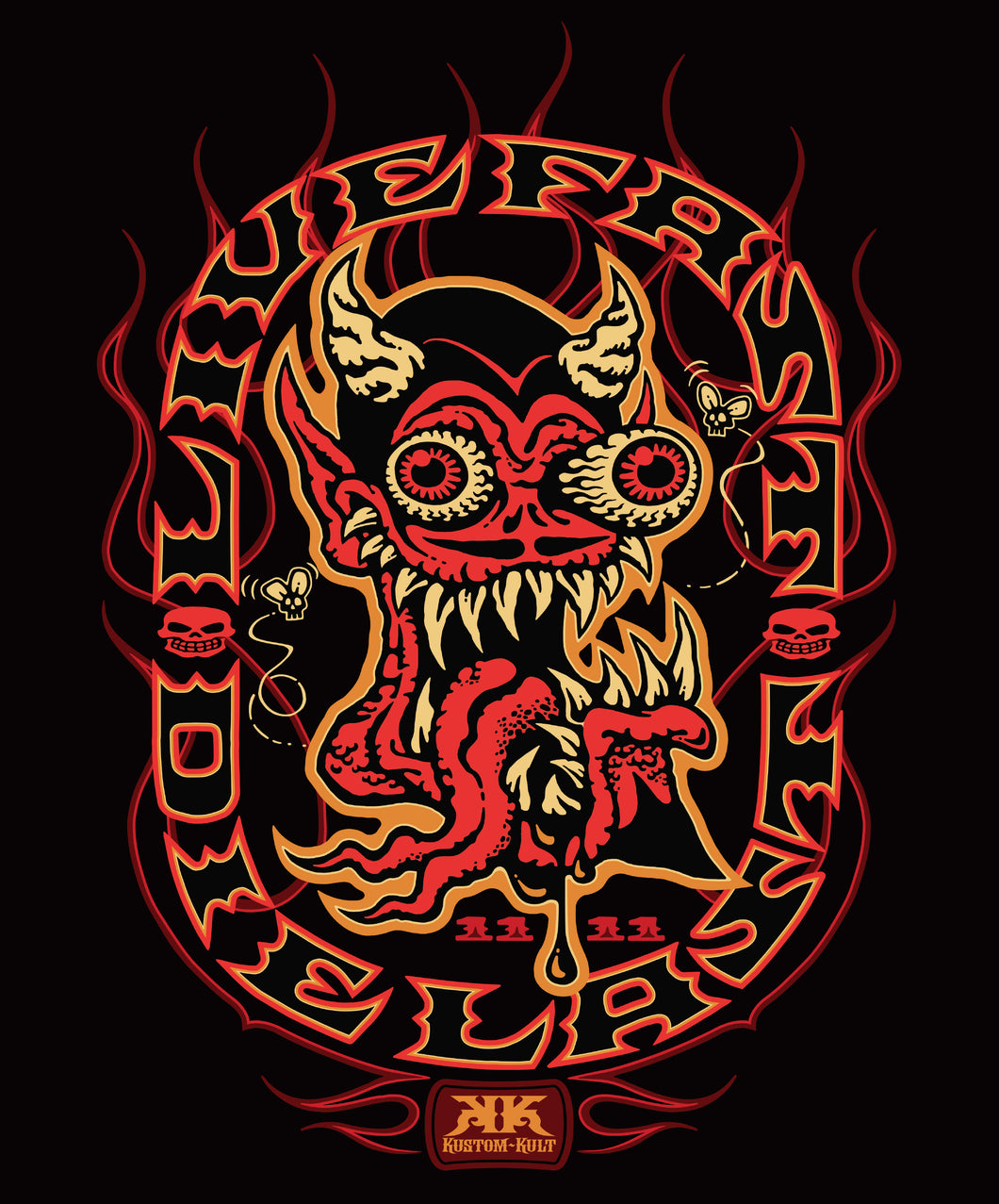THE DEVIL - Short Sleeve Tee - Black