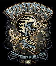 Load image into Gallery viewer, PANHEAD PETE ~ BONEKICKER BLUE - Long Sleeve Tee - Black
