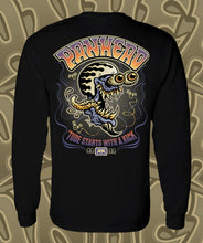 Load image into Gallery viewer, PANHEAD PETE ~ SUNSET RIDE- Long Sleeve Tee - Black
