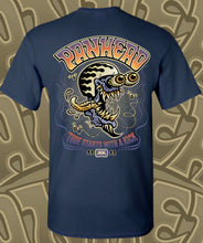 Load image into Gallery viewer, PANHEAD PETE ~ SUNSET RIDE- Short Sleeve Tee - Navy
