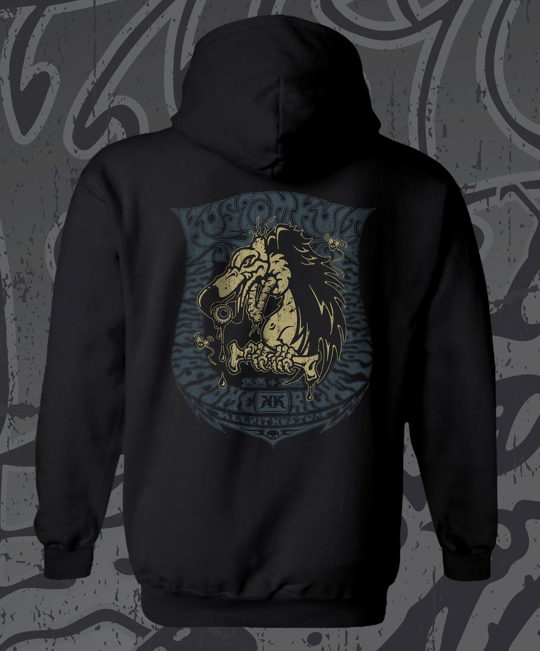 VULTURE VIBE ~ STONE COLD - Hoodie - Black