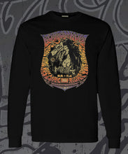Load image into Gallery viewer, VULTURE VIBE ~ 70s SUNSET - Long Sleeve Tee - Black
